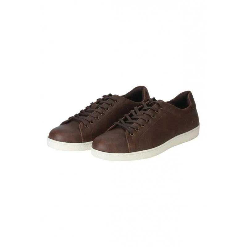 Men Brown Sneakers - Image 4