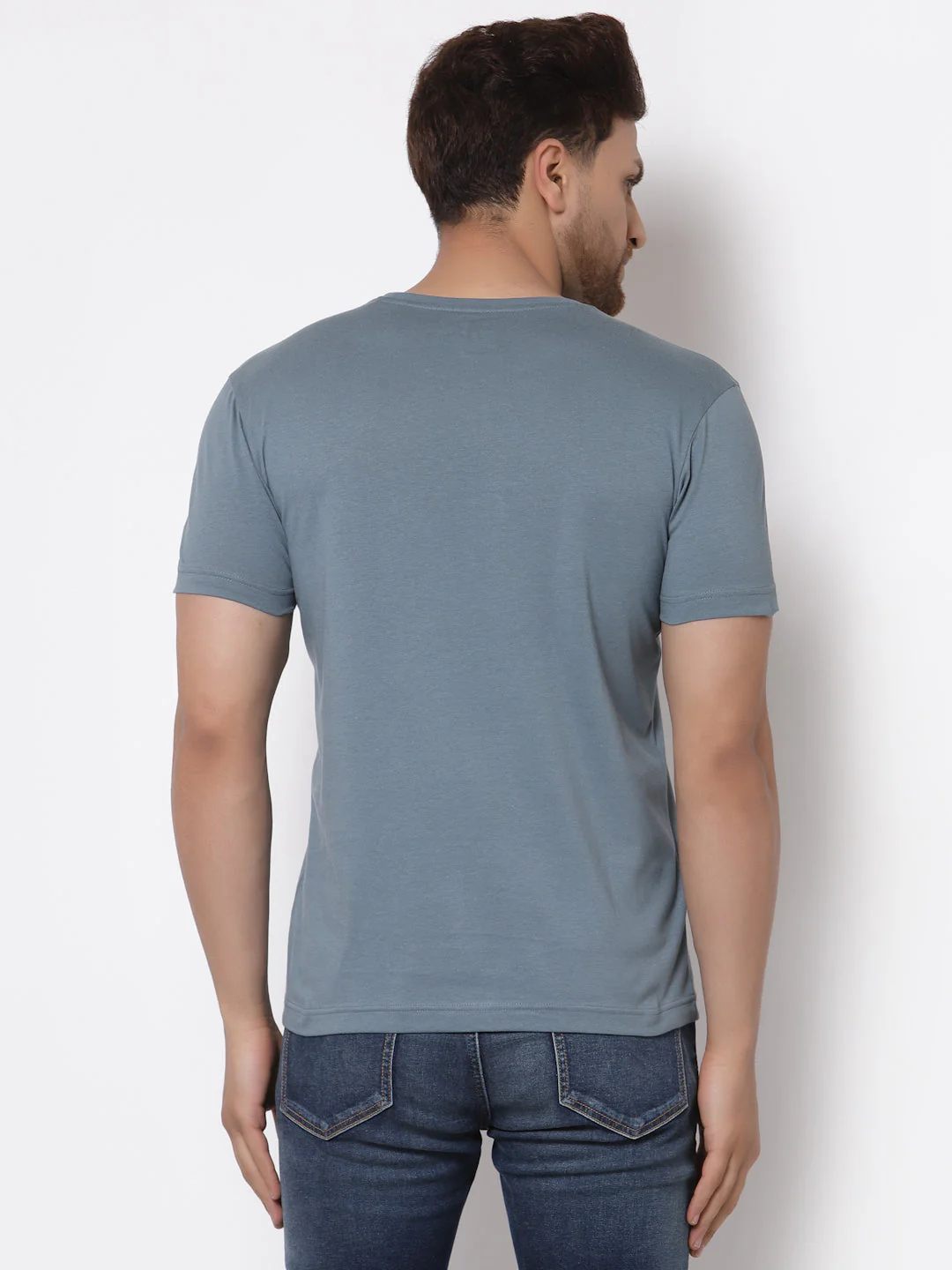 Printed Round Neck T-Shirt for Men - Image 3