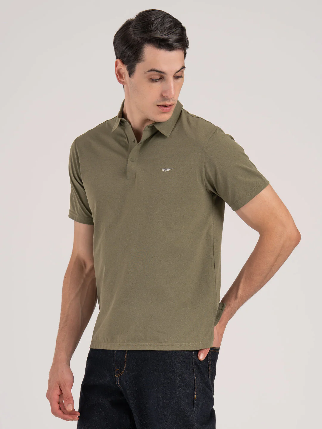 Solid Polo T-Shirt for Men - Image 4
