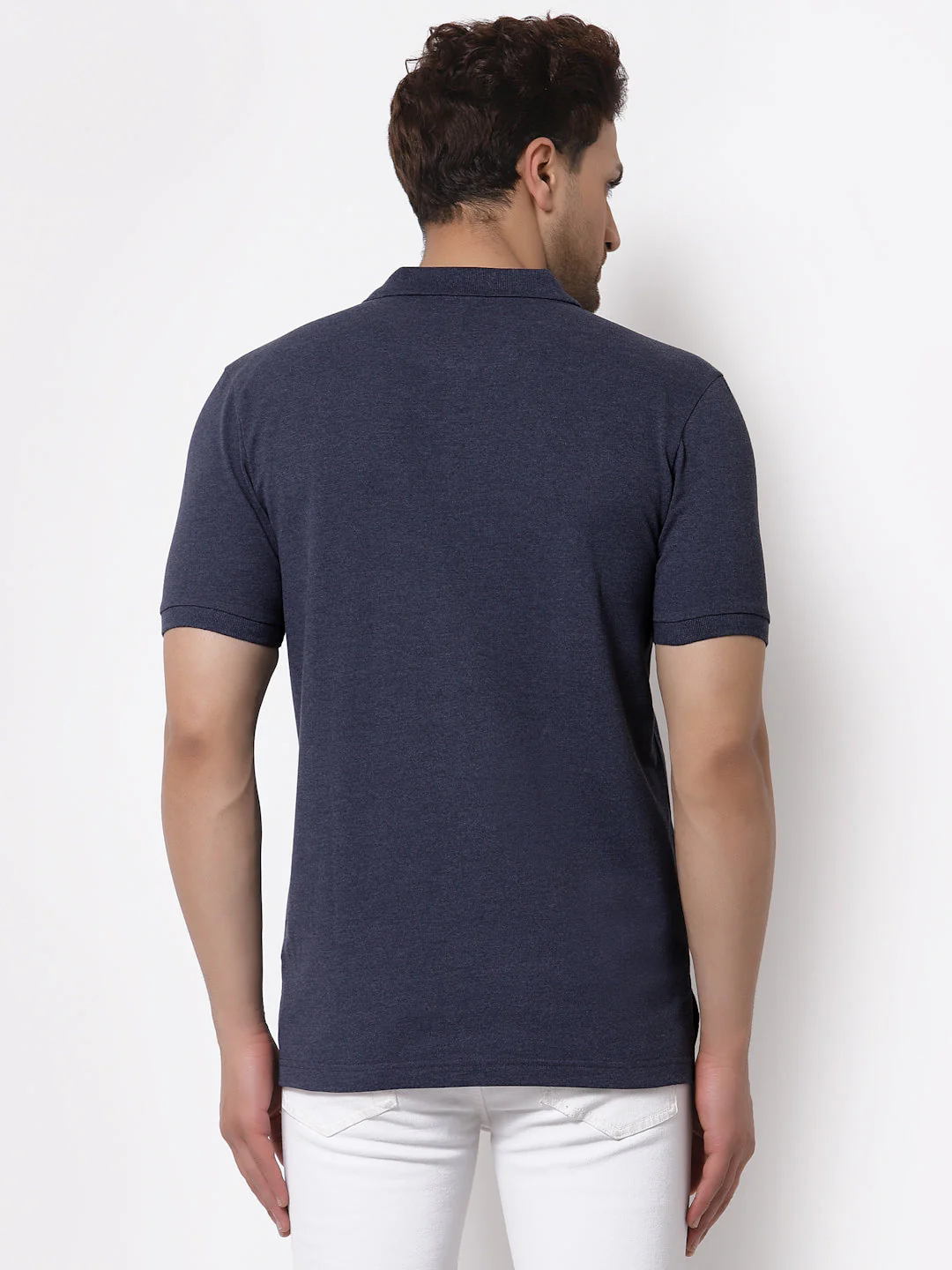Solid Polo T-Shirt for Men - Image 3