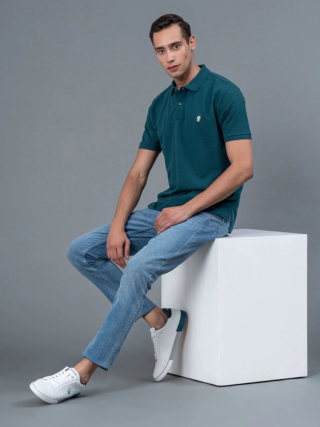Solid Polo T-Shirt for Men - Image 5